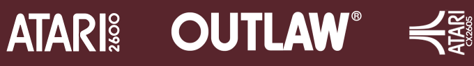 Outlaw logo for Atari 2600